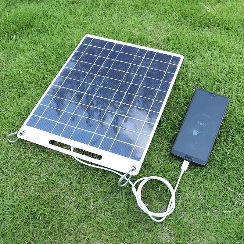 5V Solar Panel Waterproof Port - Solar Emergency Charger ulasan dan harga